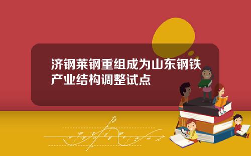 济钢莱钢重组成为山东钢铁产业结构调整试点