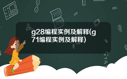 g28编程实例及解释(g71编程实例及解释)