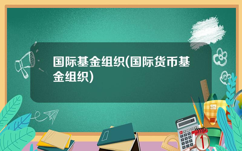 国际基金组织(国际货币基金组织)