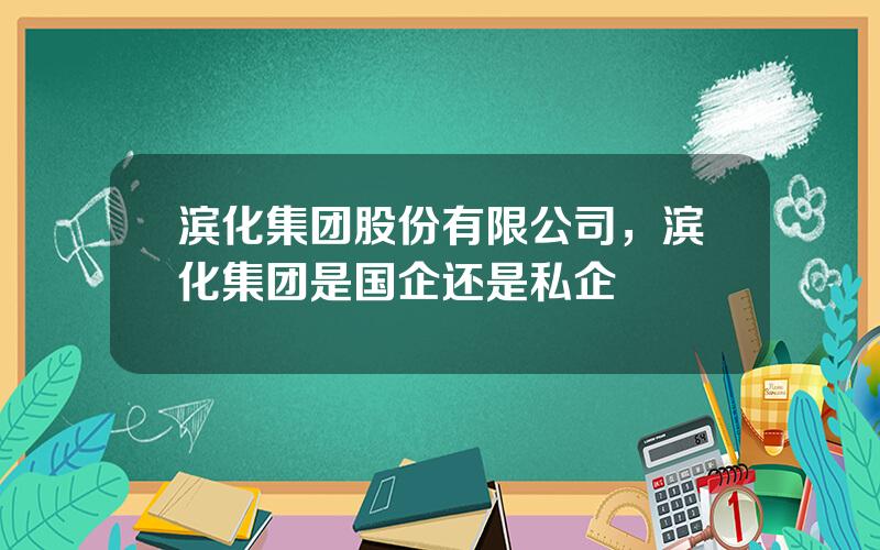 滨化集团股份有限公司，滨化集团是国企还是私企